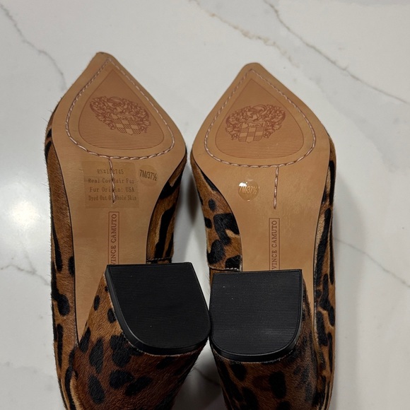 Vince Camuto Animal Print Block Heels - Picture 10 of 12